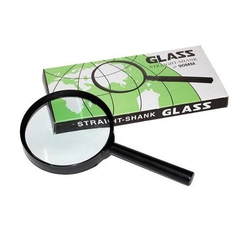 Лупа d-90 мм стеклянная линза (WW00998ST) Лупа d-90 мм стеклянная линза (WW00998ST)