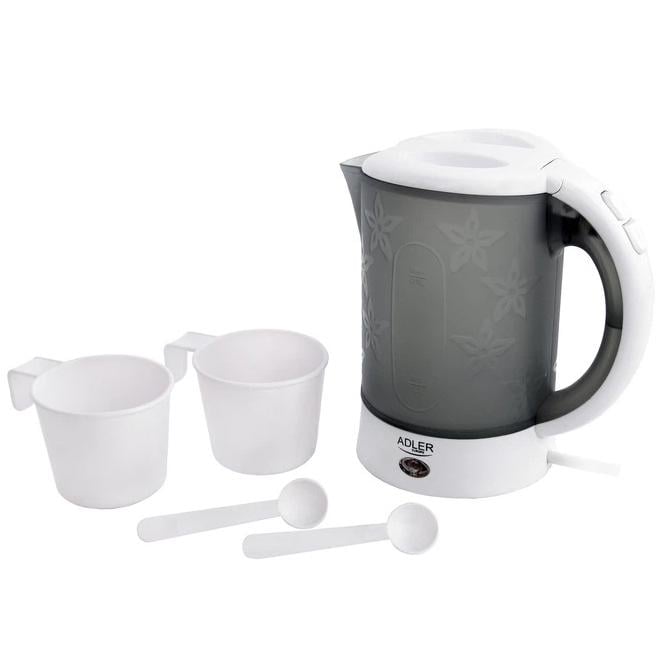 Електрочайник чайник з чашками та ложечками Adler AD 1268 0,6 л 600 Вт (13355758)