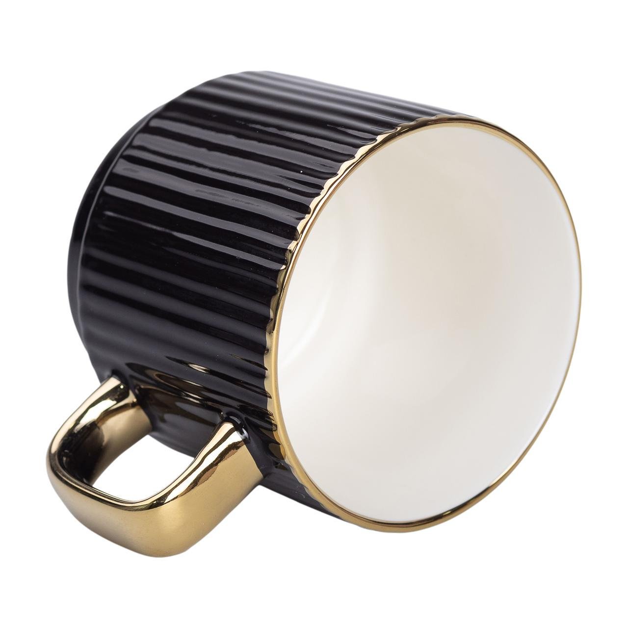 Чашка керамическая 300 мл Черный (RX-N231129B) - фото 3