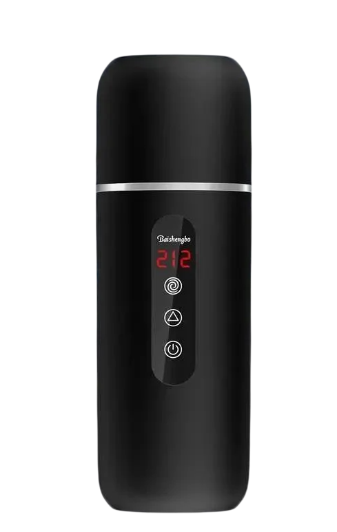 Чайник автомобильный электрический Feiyue от прикуривателя 420 мл Черный (XT293627)