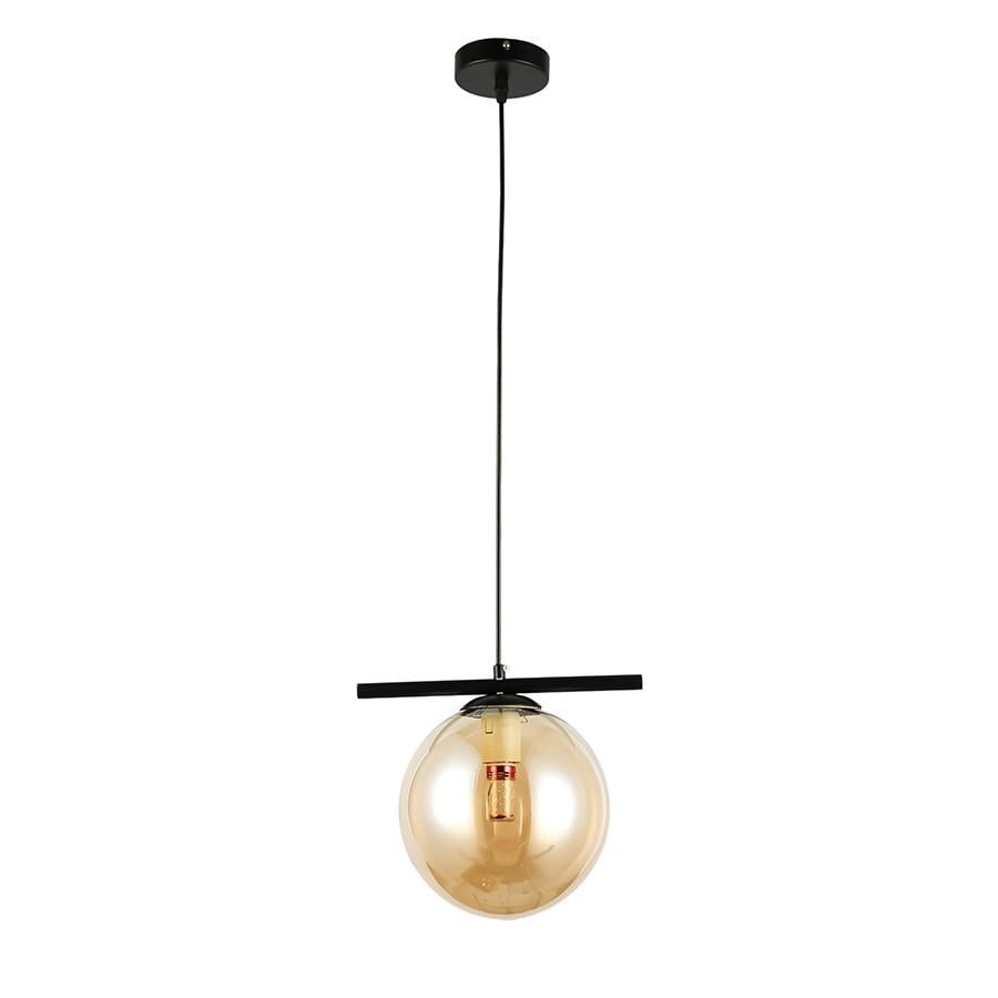 Підвісний світильник куля 7841023-1 200mm BK/BR Чорний/Коричневий
