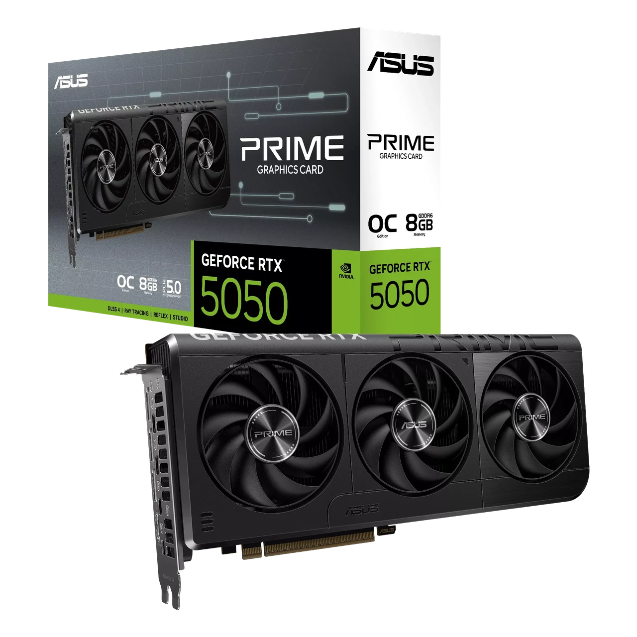 Видеокарта Asus Prime OC RTX 5050 GDDR6 8 Гб (PRIME-RTX5050-O8G)
