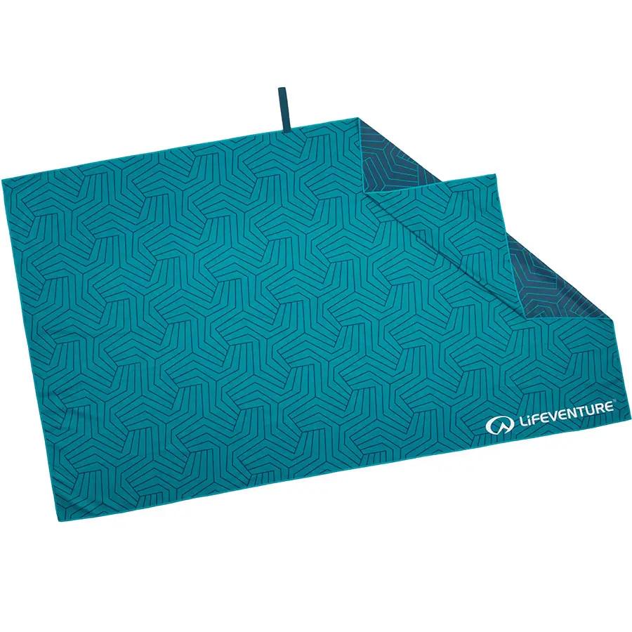 Полотенце Lifeventure Soft Fibre Print Teal Giant 150x90 см (63601) - фото 2