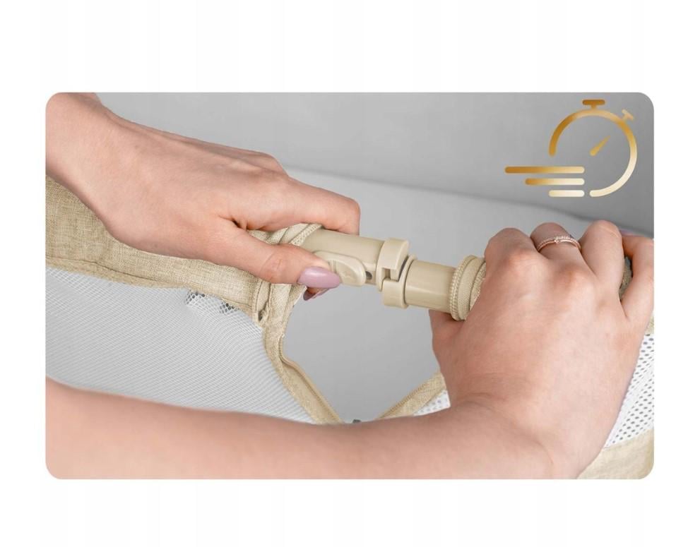 Кроватка детская приставная 0,5 м 9 кг - фото 13