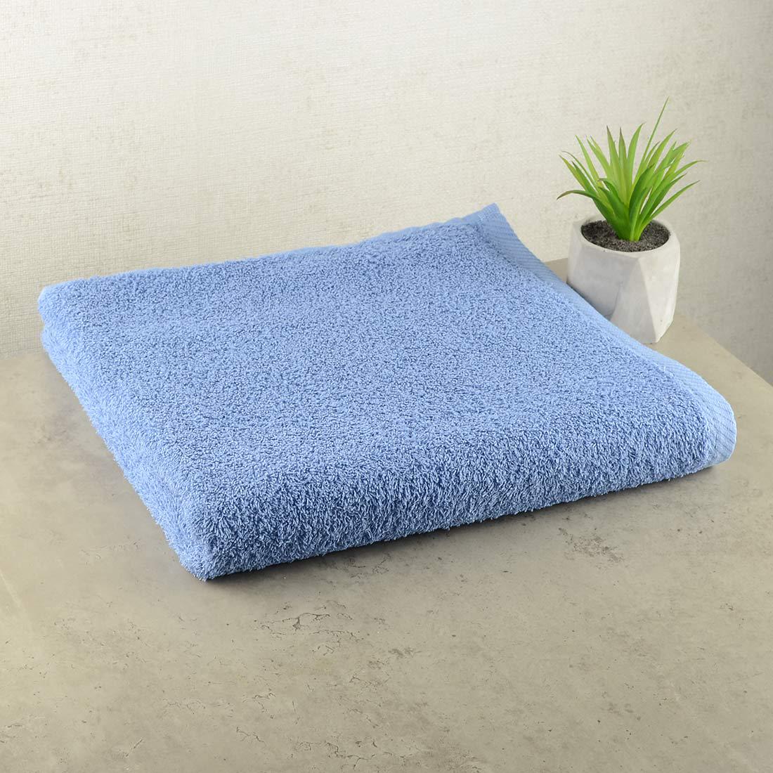 Банное махровое полотенце GM Textile 70х140 см Голубой