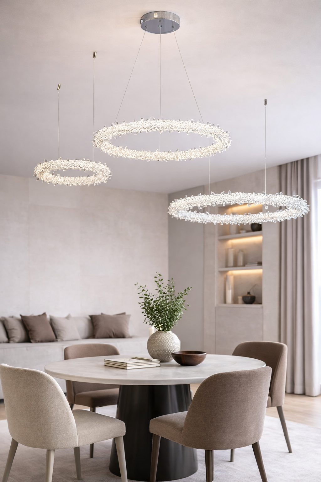 Люстра Orion Crystal LED нейтральный свет 124 W (2042/3CH)