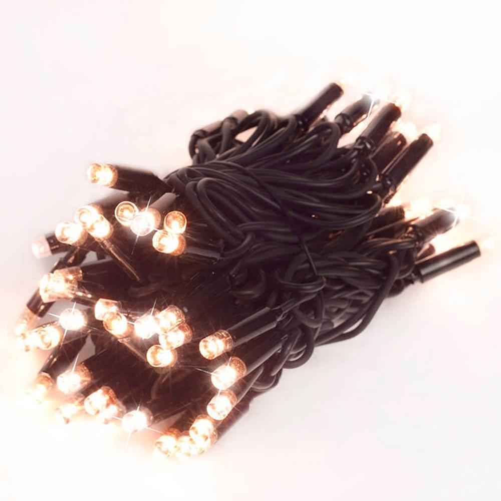 Гирлянда уличная светодиодная 10 м 100 LED FLASH черный каучук Теплый белый Гирлянда уличная светодиодная 10 м 100 LED FLASH черный каучук Теплый белый