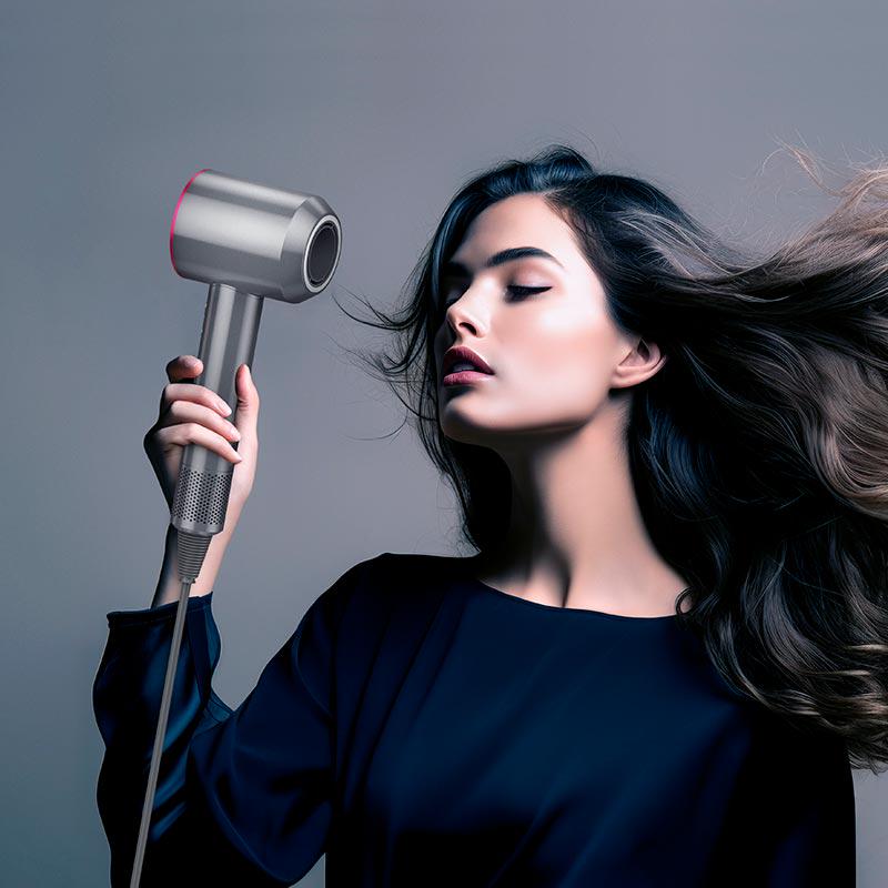 Фен для волос Hoco high-speed negative ion hair dryer HP11 1600 Вт Серый - фото 6 Фен для волос Hoco high-speed negative ion hair dryer HP11 1600 Вт Серый - фото 6