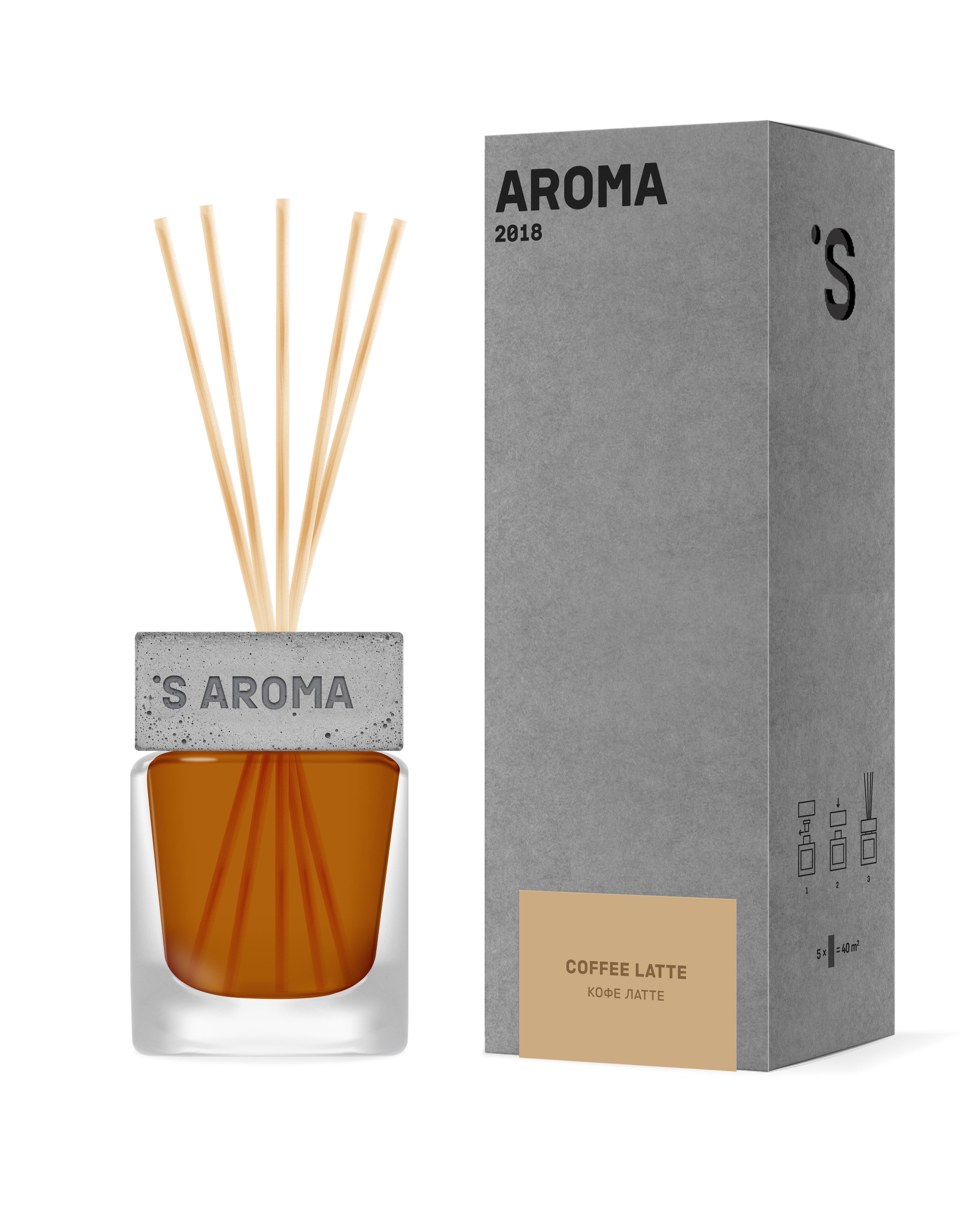 Аромадиффузор Sister’s Aroma Кофе латте 120 мл (348967422)