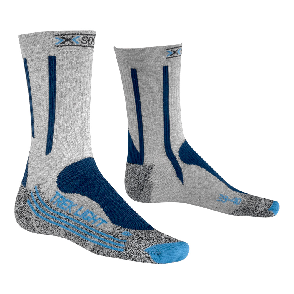 Жіночі носки X-Socks Trekking Light X020244-G177 р. 35/36 Grey/Blue