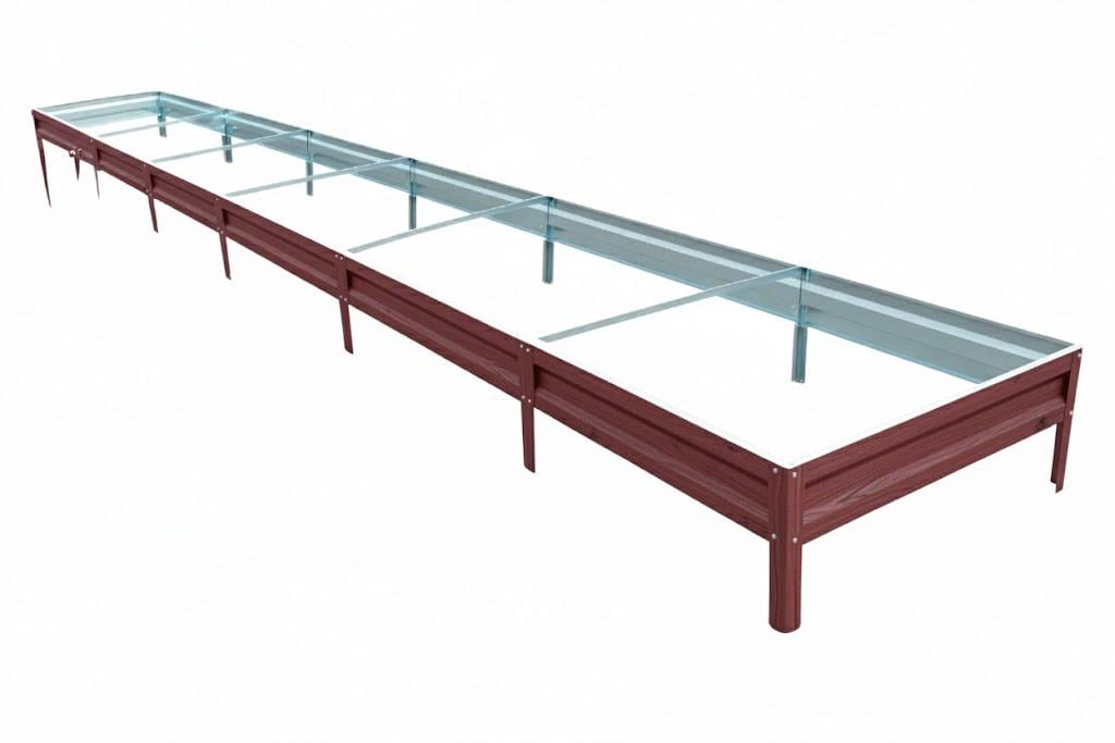 Грядка оцинкованная SIMBUD 0,45 мм 6х1х0,2 м Maroon multii (30668877)