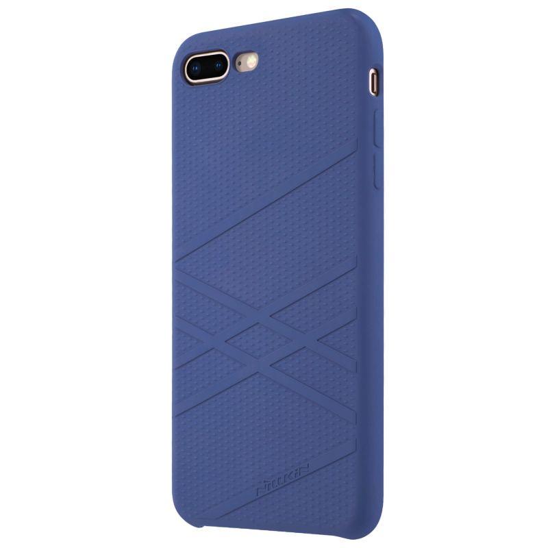 Силиконовый чехол накладка Nillkin Flex Series Case for iPhone 7/8 Plus, Blue - фото 4