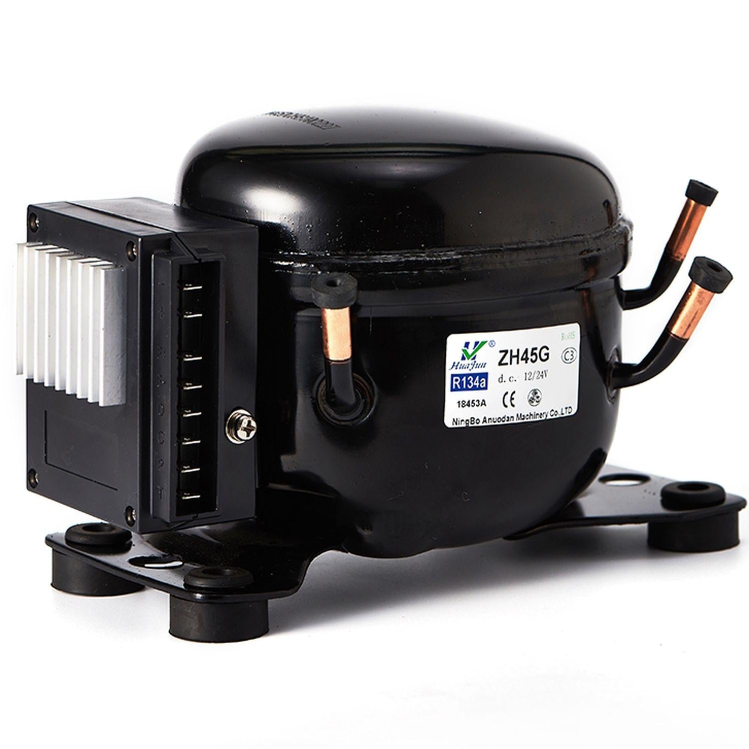 Компрессор для автохолодильника 12/24 Вольт Anuodan ZH45G R-134a DC12V DC24V