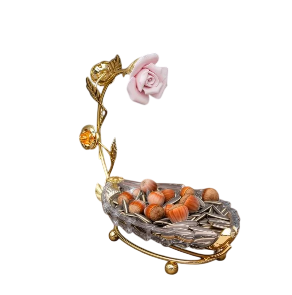 Фруктовница из стекла 21х20,6х10,5 см (Y02409)