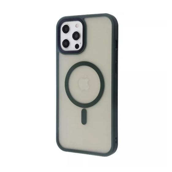 Чехол-накладка для телефона WAVE Matte Insane Case with Magnetic Ring - iPhone 12 Pro Max green (451120015)
