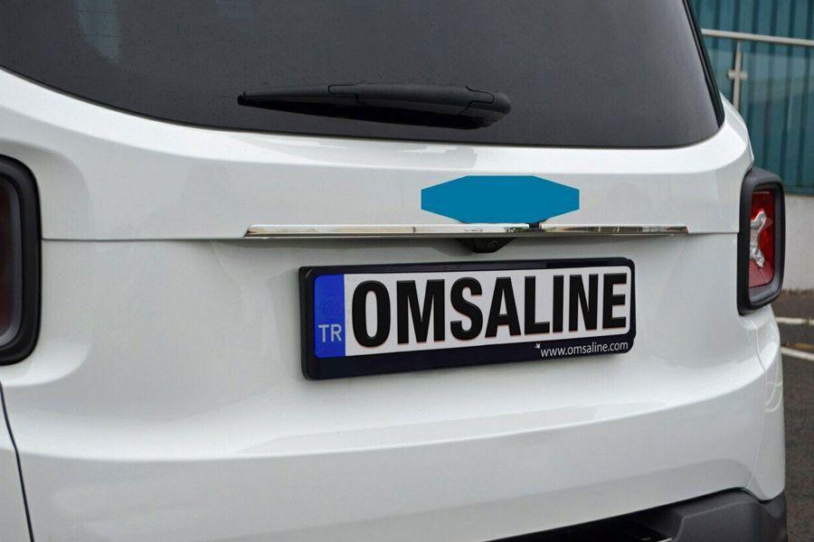 Хром планка над номером Omsa Line для Jeep Renegade нержавеющая сталь Хром
