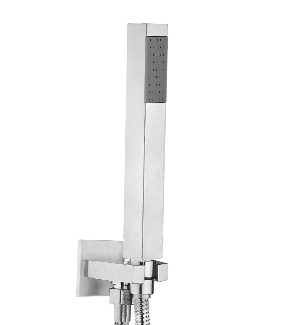 Змішувач для душу Perla SMART-OCELI PSS7755 вбудований квадрат/2 режима Сатин/Нержавіюча сталь (2529486178) - фото 3