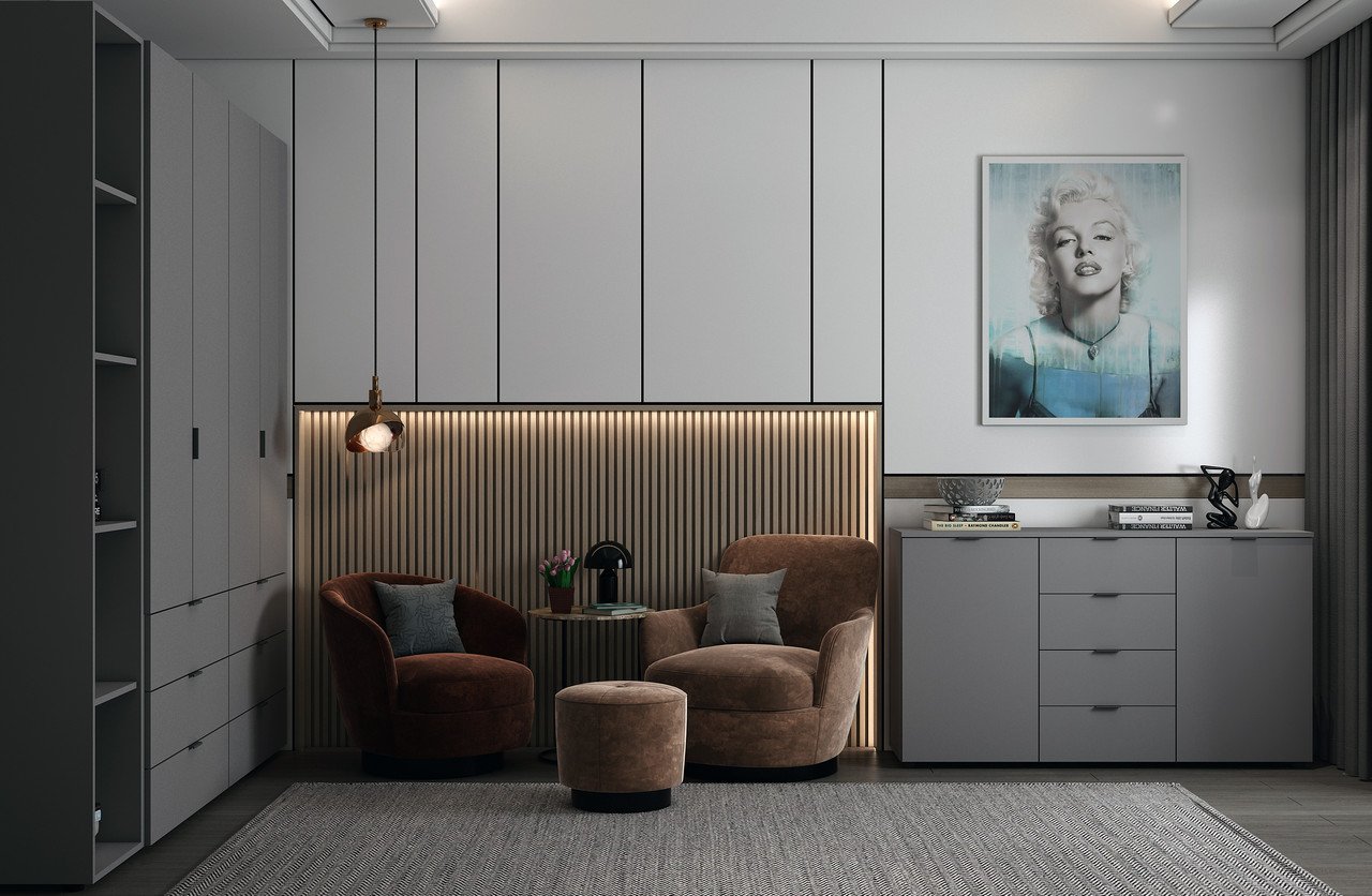 Комод Doros Рон 5 2 фасада 4 ящика 140х38х81 см Графит (44900235) - фото 6 Комод Doros Рон 5 2 фасада 4 ящика 140х38х81 см Графит (44900235) - фото 6