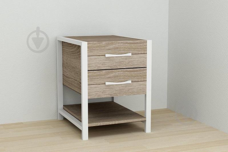 Тумба Ferrum-decor Вивьен 2/1 50x41x40 см Дуб Сонома (XK00137)