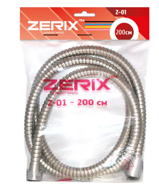 Шланг для душа Zerix из нержавеющей стали 200 см (0200)