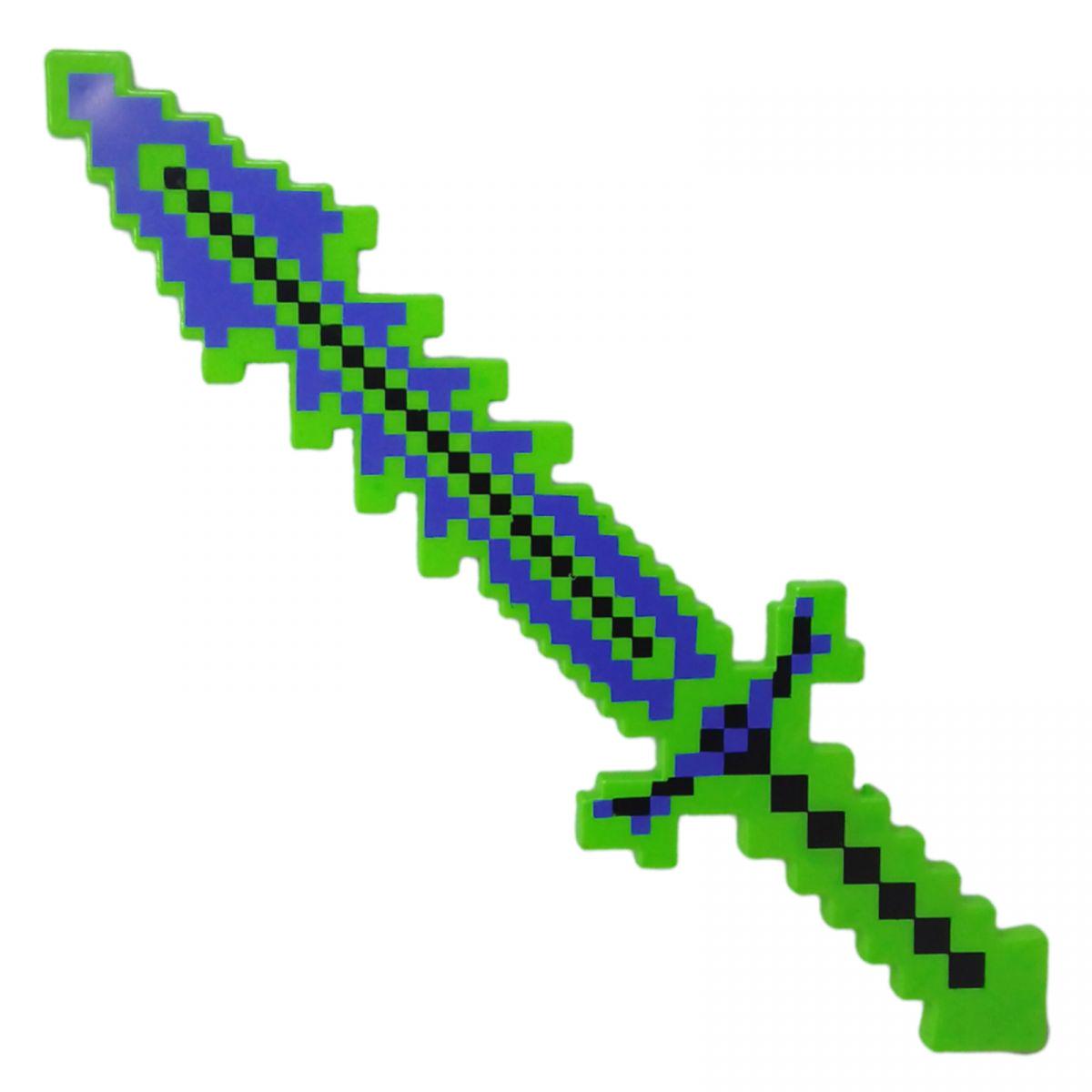 Меч со светом и звуком Minecraft Зеленый (231878)