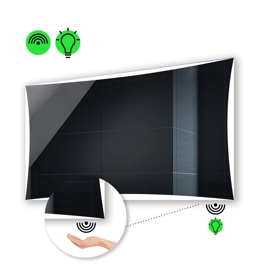 LED-зеркало 90x60 см с ИК включателем Amado (Amadog69)