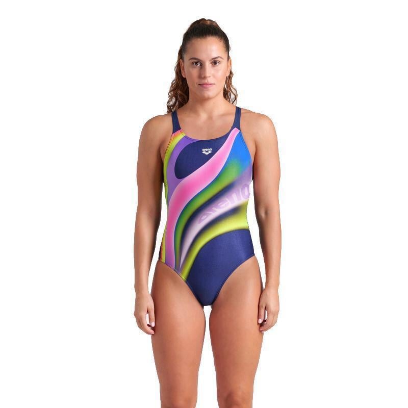 Купальник закрытый для женщин Arena WATER FLUIDS SWIMSUIT SWIM PRO Жен р. 38 Разноцветный (008837-570 38)