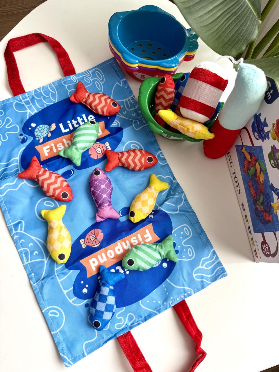 Іграшка для малюків Рибалка з різнокольоровими рибками (108)