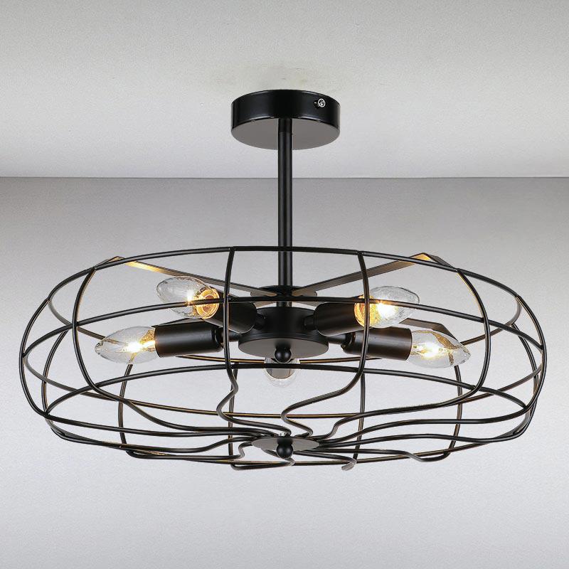 Люстра Light House LS-11913-5 потолочная Черный (16452)