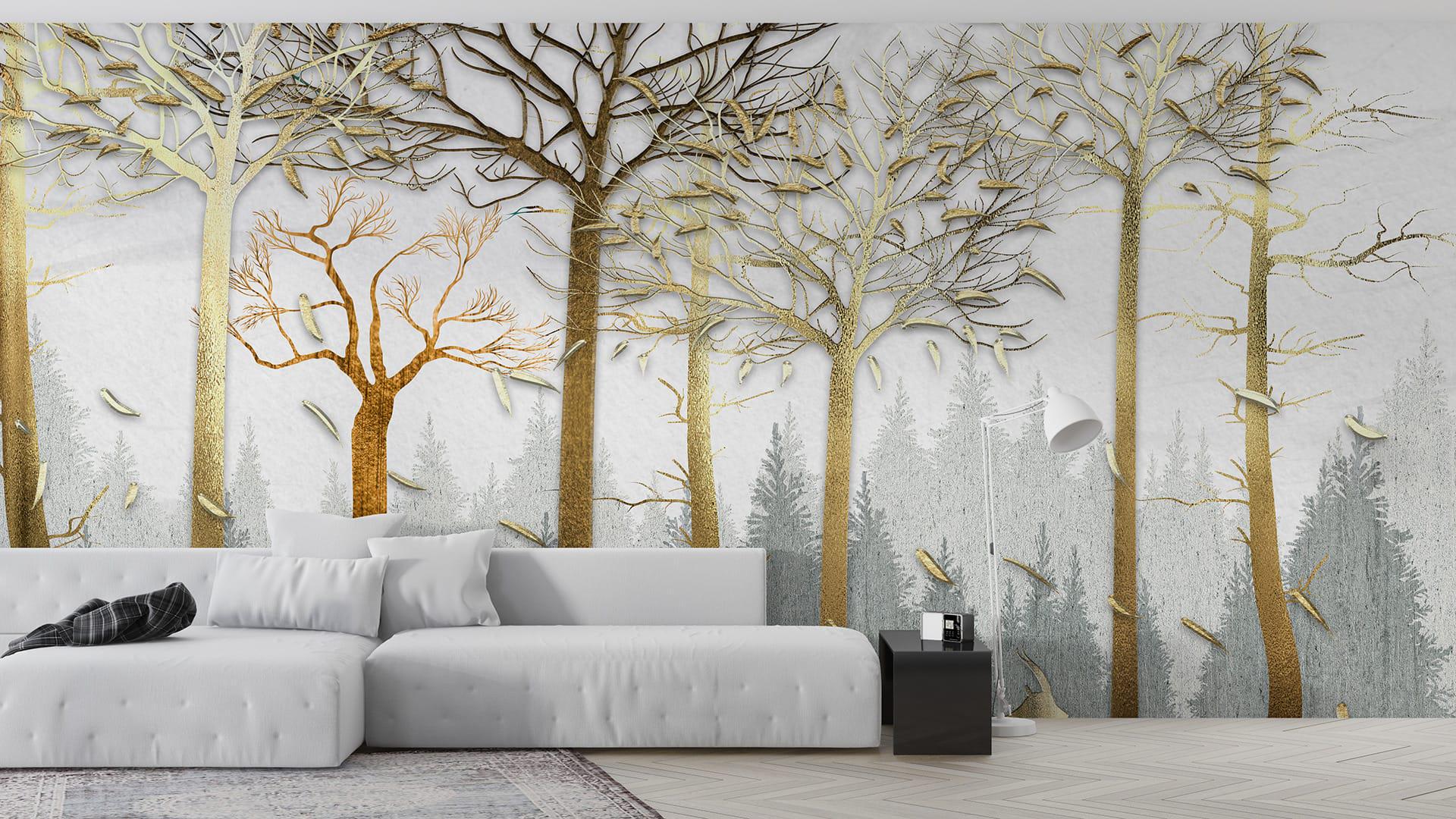 Фотообои флизелиновые Styleo Print-walls Сказочный лес 0149 350х270 см (Pw-0149/3)