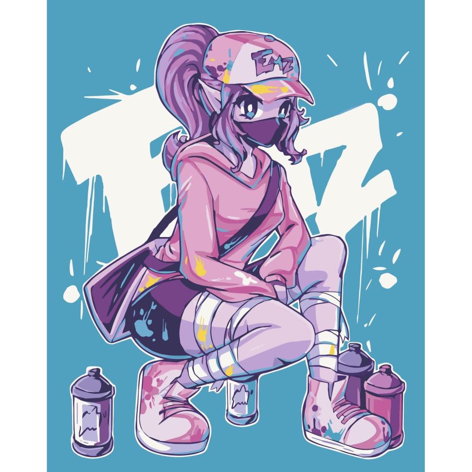 Картина по номерам Art Craft Style Girl 40х50 см (10218-AC)