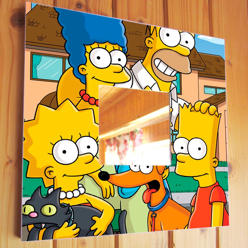 Зеркало декоративное The Simpsons 260х260 мм (M00884) Зеркало декоративное The Simpsons 260х260 мм (M00884)