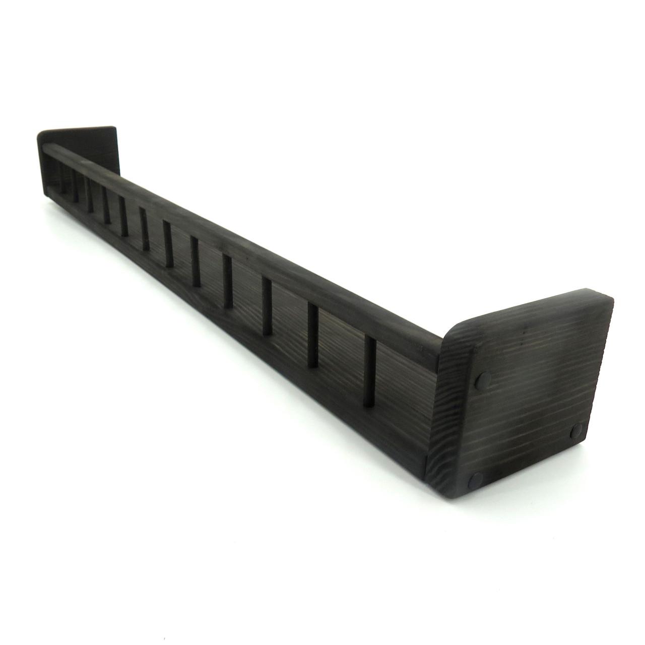 Полка настенная из дерева Эврика 100 см Венге (НСП-108212)