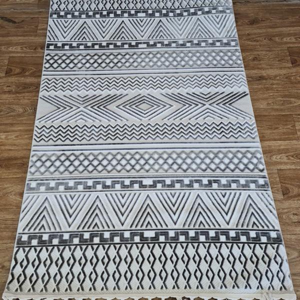 Ковер акриловый Garden 0,8х1,5 м Кремовый/Серый (04814C/1) - фото 3 Ковер акриловый Garden 0,8х1,5 м Кремовый/Серый (04814C/1) - фото 3