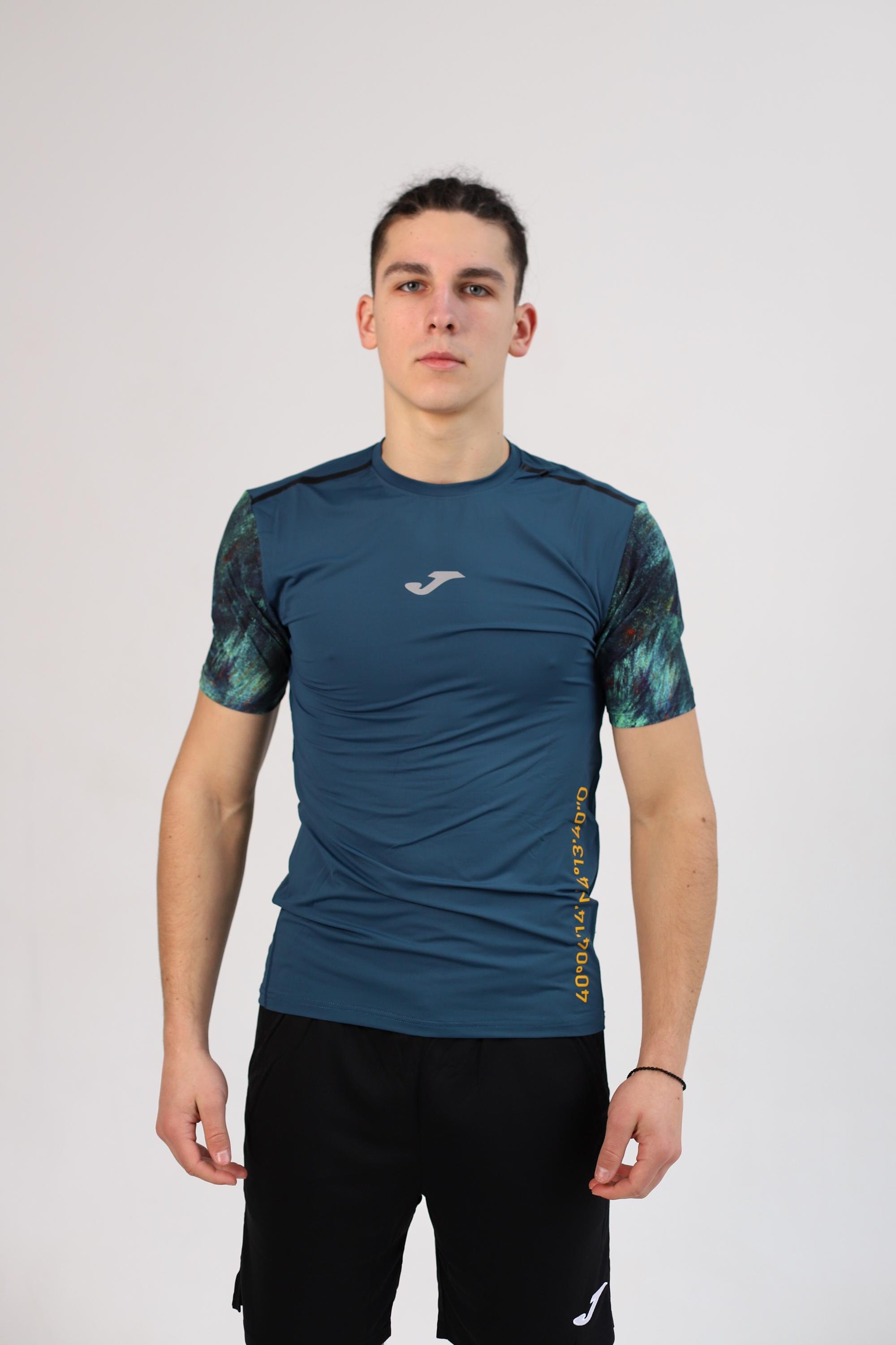 Футболка Joma 102658.732 R-Nature Short Sleeve T-Shirt M Blue (8445456178262) - фото 1