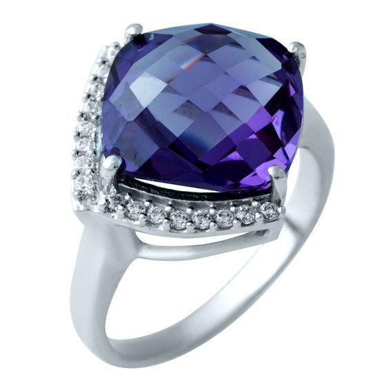 Кольцо серебряное Tiva с александритом 8,592 ct 5,31 г р. 19 (1913499)
