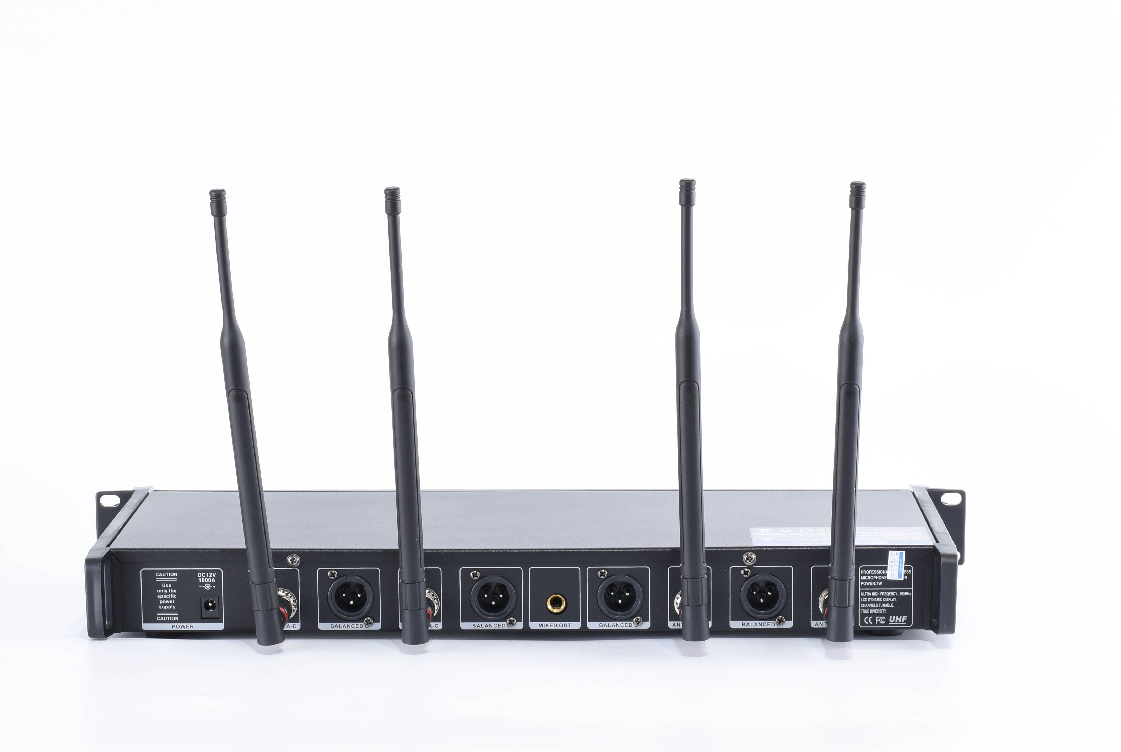 Кафедральна конференц-радіосистема SHURE AD4Q з вбудованими акумуляторами 4-канальна (0023) - фото 3 Кафедральна конференц-радіосистема SHURE AD4Q з вбудованими акумуляторами 4-канальна (0023) - фото 3