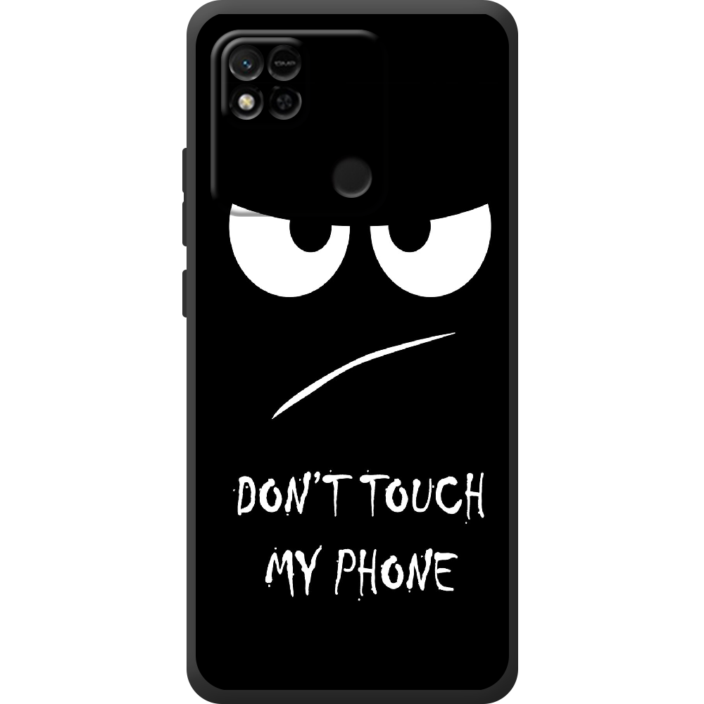 Чохол BoxFace Xiaomi Redmi 10A Don't Touch my Phone Чорний силікон (44590-up535-44595)