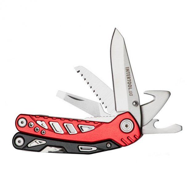 Мультитул Intertool HT-0542 туристичний складаний з чохлом на пояс 11в1 180 мм - фото 5 Мультитул Intertool HT-0542 туристичний складаний з чохлом на пояс 11в1 180 мм - фото 5