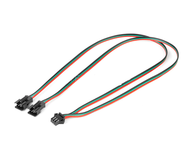 Коннектор-разветвитель для светодиодной ленты адресной на 2 отрезка (28528)