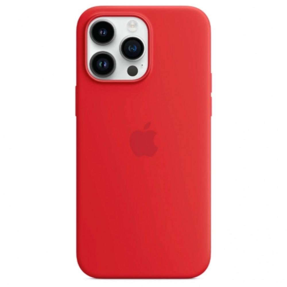 Чохол для Apple iPhone 14 Pro Silicone Magsafe Series Red