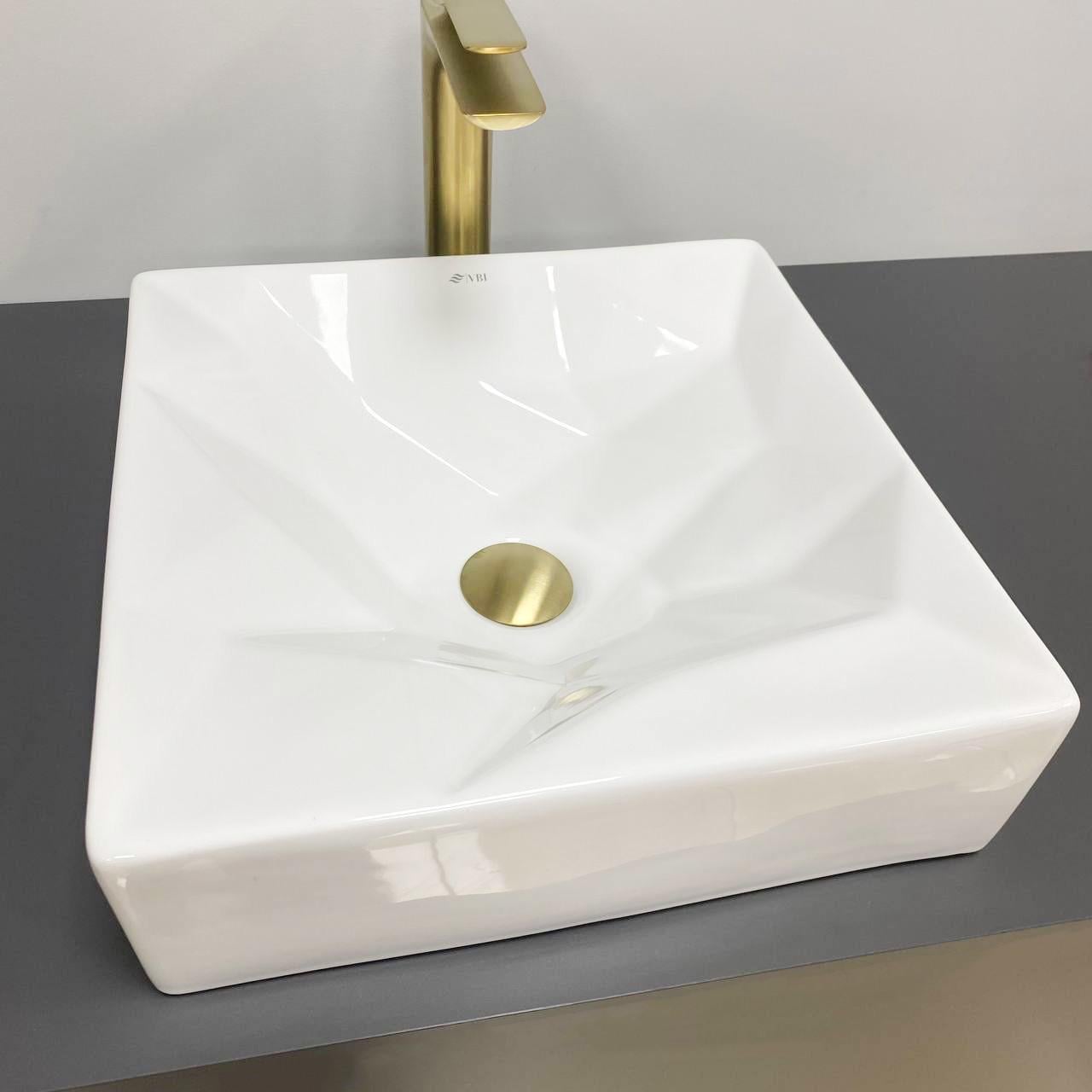Умывальник накладной VBI TROIA White Glossy (2808389355)