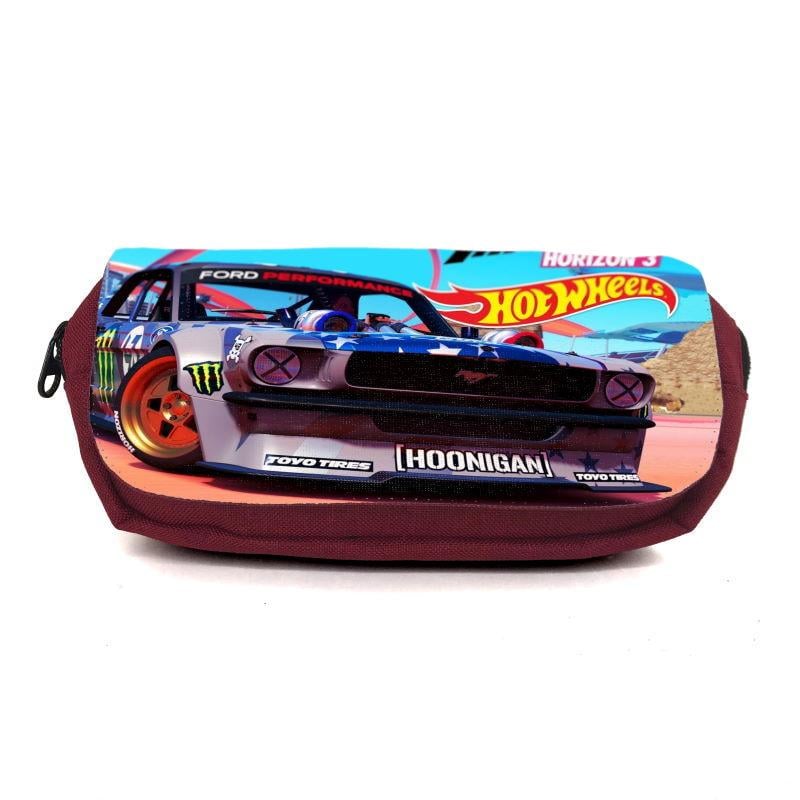 Пенал школьный Hot Wheels HW-005 Бордовый (1480995254) Пенал школьный Hot Wheels HW-005 Бордовый (1480995254)
