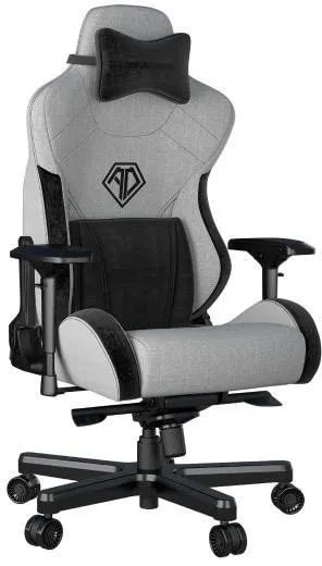 Комп'ютерне крісло геймерське Anda Seat T-Pro 2 XL тканинне Сірий (170240089) - фото 2 Комп'ютерне крісло геймерське Anda Seat T-Pro 2 XL тканинне Сірий (170240089) - фото 2