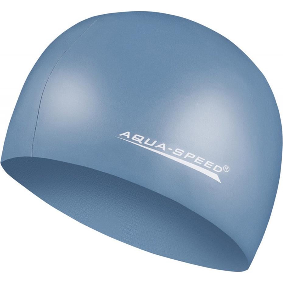 Шапка для плавания Aqua Speed Mega 100-22 100-22 Синий металлик (5908217635525)