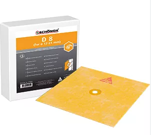 Гидроизоляция SCHONOX D8 130x130 8 мм 25 фланец