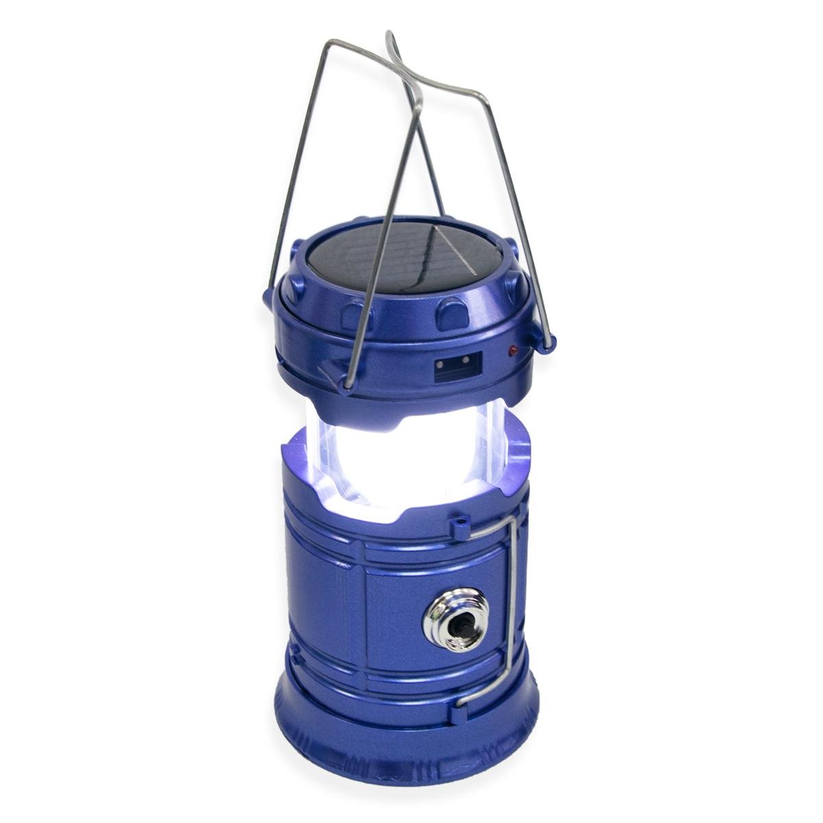 Кемпінговий ліхтар на сонячній батареї Camping Lantern 1 W+6 LED Фіолетовий (1009459-Violet)