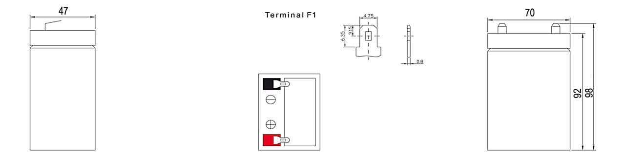 Акумулятор MastAK MT1228 12V 2,8 Ah (185062) - фото 2 Акумулятор MastAK MT1228 12V 2,8 Ah (185062) - фото 2
