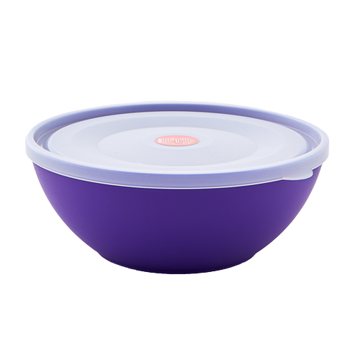 Миска з кришкою Алеана пластик 2 л Темно-бузковий/Прозорий (УТ000012958) - фото 1 Миска з кришкою Алеана пластик 2 л Темно-бузковий/Прозорий (УТ000012958) - фото 1