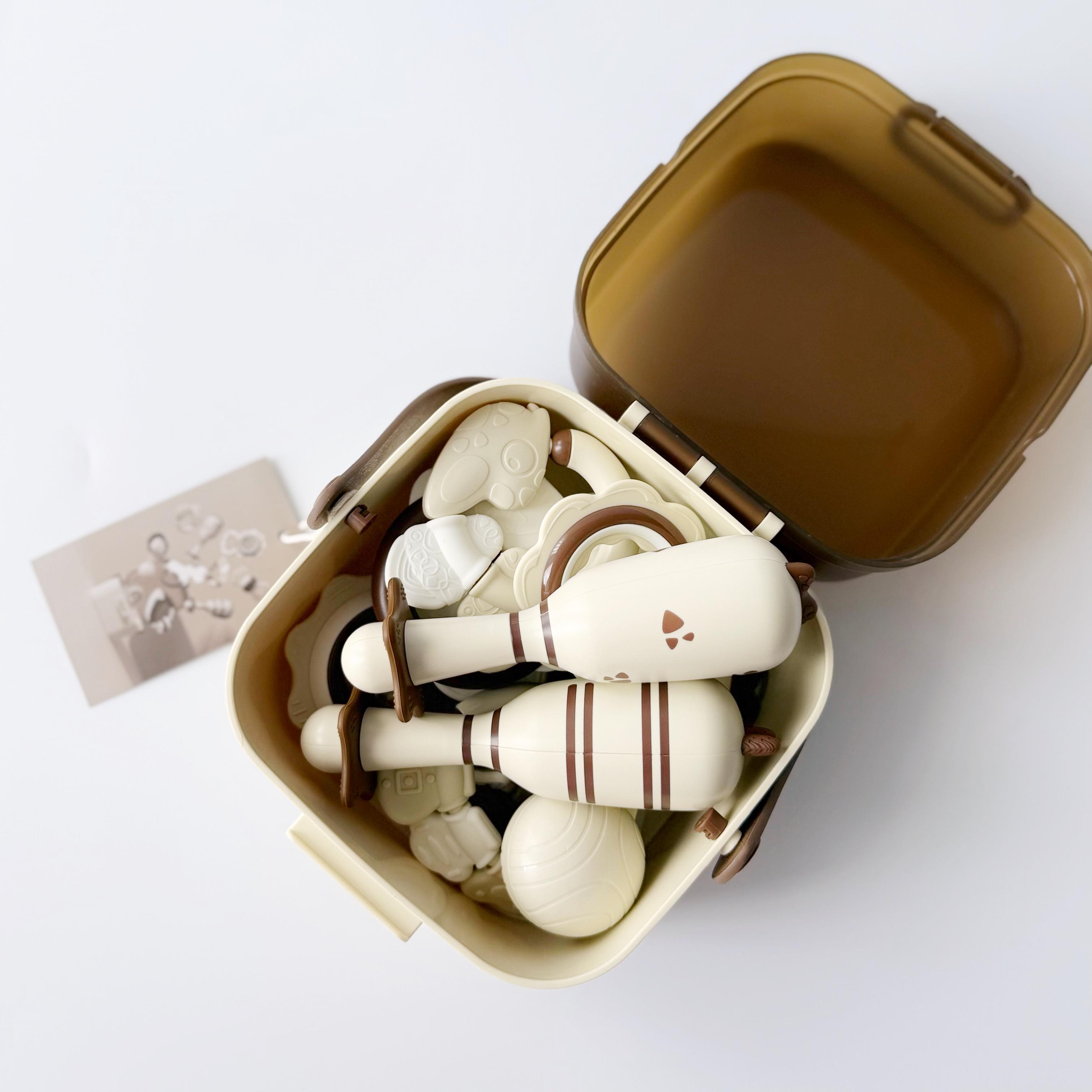 Набор силиконовых погремушек HEORSHE Tiny Rattle